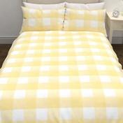 Load image into Gallery viewer, Cora Check Sunshine Duvet Cover Bedset
