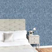 Load image into Gallery viewer, Barley Block Dusky Seaspray Wallpaper
