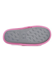 Load image into Gallery viewer, Embroidered Dot Magenta Slipper with Bow
