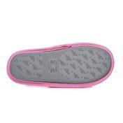 Load image into Gallery viewer, Embroidered Dot Magenta Slipper with Bow
