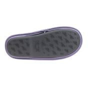 Load image into Gallery viewer, Embroidered Dot Purple Slipper with Bow
