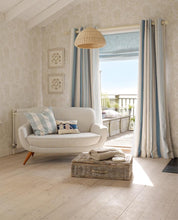Load image into Gallery viewer, Awning Stripe Seaspray Ready Made Curtains
