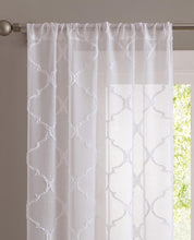 Load image into Gallery viewer, Berwyn Lattice Curtain Panel Pair

