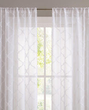 Load image into Gallery viewer, Berwyn Lattice Curtain Panel Pair

