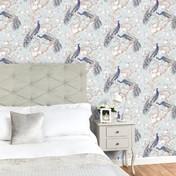 Load image into Gallery viewer, Belvedere Duck Egg Wallpaper
