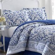 Load image into Gallery viewer, Charlotte Blue Duvet Set
