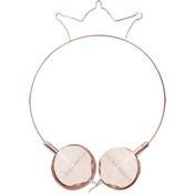 Load image into Gallery viewer, Girl&#39;s Rose Gold Crown Headphones
