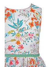 Load image into Gallery viewer, Floral Eyelet Toddler Dress with Pink Shrug
