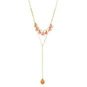 Load image into Gallery viewer, Hi Low Flower Petal Necklace
