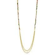 Load image into Gallery viewer, Fabric Chain Long Necklace
