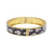 Load image into Gallery viewer, Dark Blue Hermione Print Bangle Bracelet

