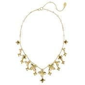 Load image into Gallery viewer, Gold Metal Flower Necklace
