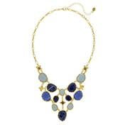Load image into Gallery viewer, 2 Tone Blue Stone Necklace
