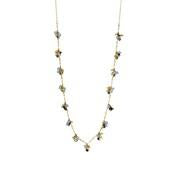 Load image into Gallery viewer, Blue Long Beaded Cluster Necklace
