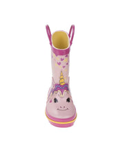 Load image into Gallery viewer, Girls Unicorn Rain Boot
