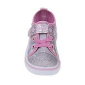 Load image into Gallery viewer, Girls Pink Flower Pattern Easy Closure Sneaker
