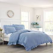 Load image into Gallery viewer, Adley Cornflower Blue Duvet Set
