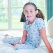 Load image into Gallery viewer, Aqua Wild Ditsy Shirt and Pant PJ Set
