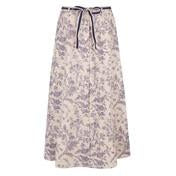 Load image into Gallery viewer, Button Front Floral Linen Skirt
