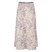 Load image into Gallery viewer, Button Front Floral Linen Skirt
