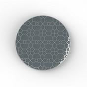 Load image into Gallery viewer, Grey Silver Coupe Pattern 56 Pc Party Set (Setting for 8)
