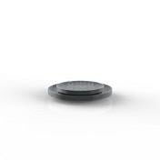 Load image into Gallery viewer, Grey Silver Coupe Pattern 56 Pc Party Set (Setting for 8)
