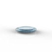 Load image into Gallery viewer, Ice Blue Silver Coupe Pattern 56 Pc Party Set (Setting for 8)
