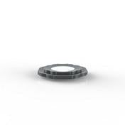 Load image into Gallery viewer, Grey Silver Flower 56 pc Party Set (Setting for 8)
