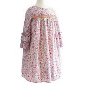 Load image into Gallery viewer, Floral Bell Sleeve Toddler Dress
