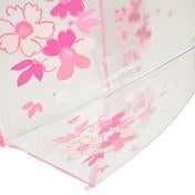 Load image into Gallery viewer, Girl&#39;s Clear Pink Floral Print 17&quot; Umbrella
