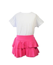Load image into Gallery viewer, Hot Pink Ruffle Skort
