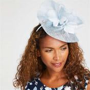 Load image into Gallery viewer, Feather Flower Fascinator
