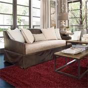 Load image into Gallery viewer, Laura Ashley Luxury Shag Rug- Bordeaux Red
