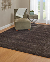 Load image into Gallery viewer, Laura Ashley Luxury Shag Rug- Espresso
