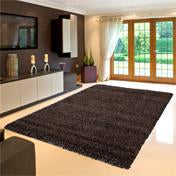 Load image into Gallery viewer, Laura Ashley Luxury Shag Rug- Espresso
