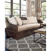 Load image into Gallery viewer, Laura Ashley Luxury Tile Shag Rug- Gray
