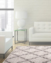 Load image into Gallery viewer, Laura Ashley Luxury Tile Shag- Ivory
