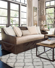 Load image into Gallery viewer, Laura Ashley Luxury Tile Shag- Ivory
