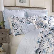 Load image into Gallery viewer, Chloe Cottage Blue Duvet Set

