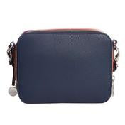 Load image into Gallery viewer, Colourblock Navy Square Cross Body Bag
