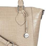 Load image into Gallery viewer, Crocodile Natural Curve Top Grab Bag
