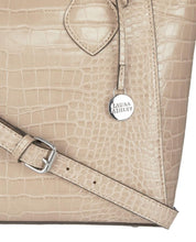 Load image into Gallery viewer, Crocodile Natural Curve Top Grab Bag
