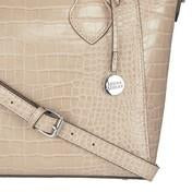 Load image into Gallery viewer, Crocodile Natural Curve Top Grab Bag
