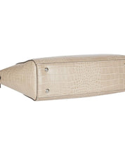 Load image into Gallery viewer, Crocodile Natural Curve Top Grab Bag
