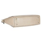 Load image into Gallery viewer, Crocodile Natural Curve Top Grab Bag
