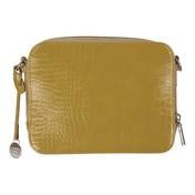 Load image into Gallery viewer, Crocodile Chartreuse Square Cross Body Bag
