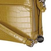 Load image into Gallery viewer, Crocodile Chartreuse Square Cross Body Bag
