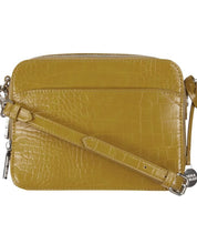 Load image into Gallery viewer, Crocodile Chartreuse Square Cross Body Bag
