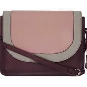 Load image into Gallery viewer, Berry Colour Block Cross Body Bag
