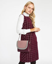 Load image into Gallery viewer, Berry Colour Block Cross Body Bag

